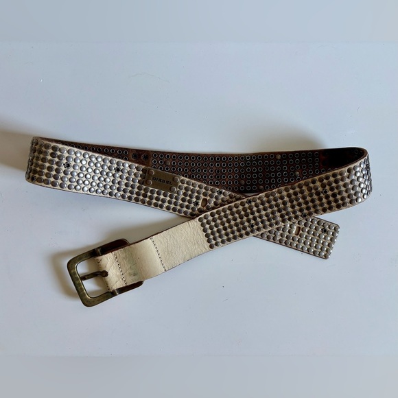 Diesel Studded Leather Belt – Made in Italy - Picture 4 of 7